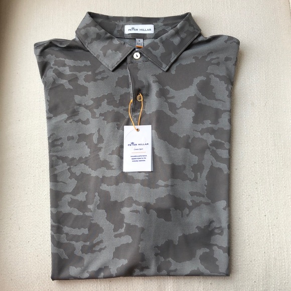 Peter Millar Other - ❌ SOLD ❌GREY CAMO SHORT SLEEVE GOLF SHIRT